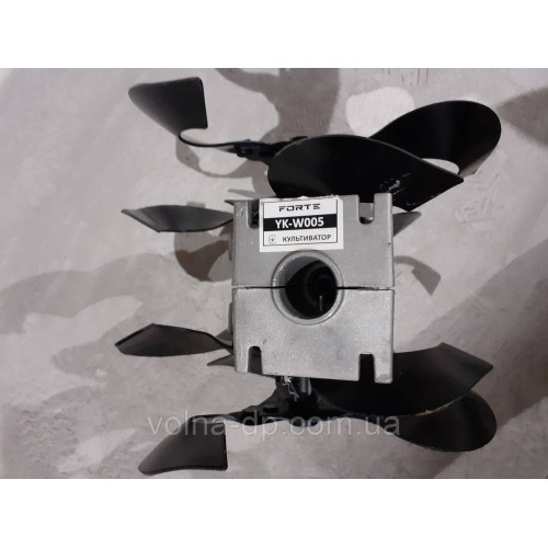 Насадка-культуриватор для мотокоси Forte YK-W005-28 (9 шліців д. 28)