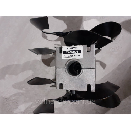 Насадка-культуриватор для мотокоси Forte YK-W005-28 (9 шліців д. 28)