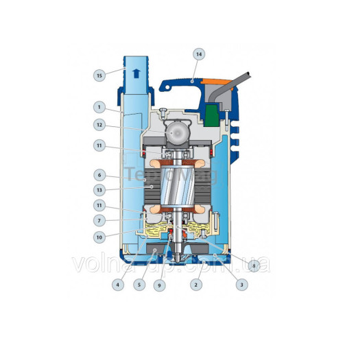 Насос дренажний Pedrollo TOP 2-FLOOR