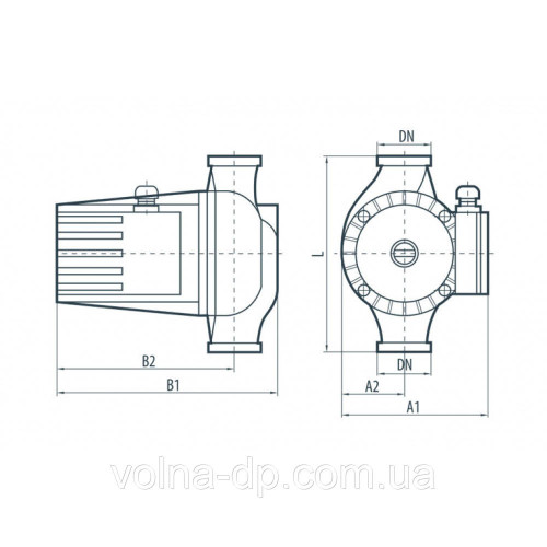 Циркуляционный насос NPO BPS 32-12-220 + гайка
