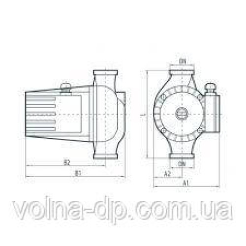Циркуляционный насос NPO BPS 32-12-220 + гайка