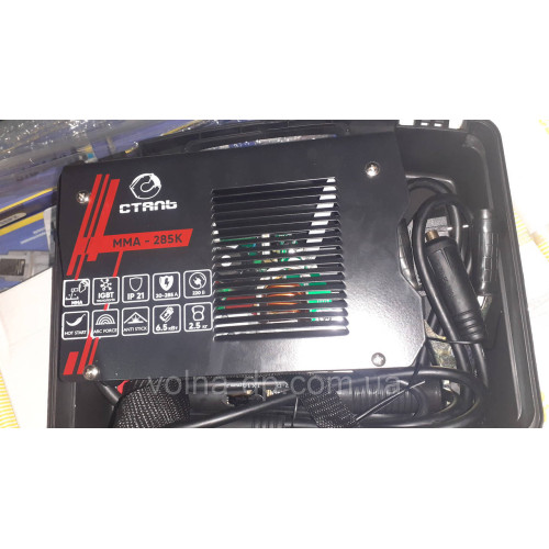 Зварювальний інвертор Сталь ММА-285 ДК Зварювальний інвертор Сталь ММА-285 ДК