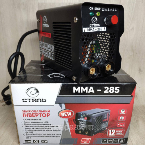 Зварювальний інвертор Сталь ММА-285 Зварювальний інвертор Сталь ММА-285