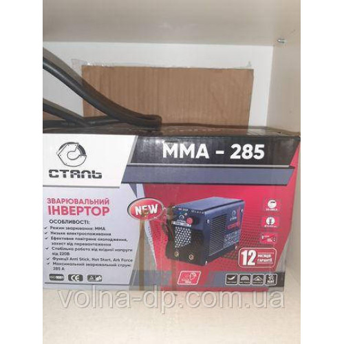 Зварювальний інвертор Сталь ММА-285 Зварювальний інвертор Сталь ММА-285