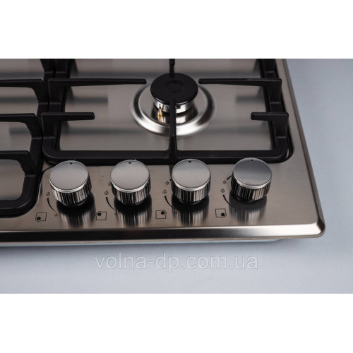 Газова варильна поверхня GRUNHELM GPG 6325 IF 4 конфорки, , нержавіюча сталь, газ-контроль Газова варильна поверхня GRUNHELM GPG 6325 IF 4 конфорки, , нержавіюча сталь, газ-контроль
