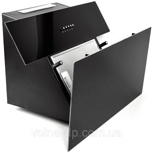 Витяжка GRUNHELM GVN 325 BK нахилена, 650 м3/ч, скло Витяжка GRUNHELM GVN 325 BK нахилена, 650 м3/ч, скло