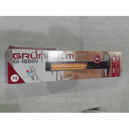 Інфрачервоний нагрівач GI-1800V Grunhelm Інфрачервоний нагрівач GI-1800V Grunhelm