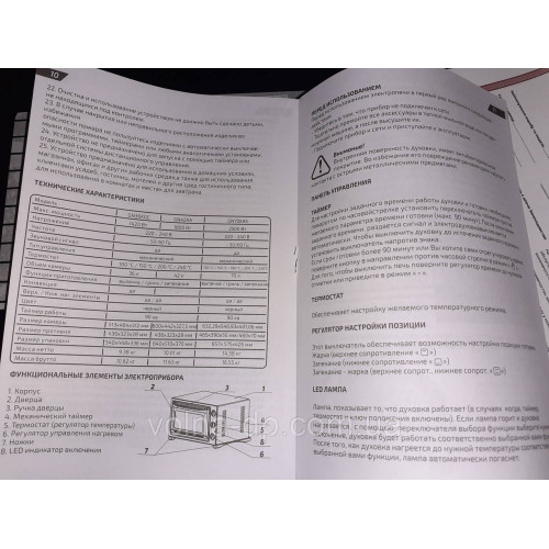 Піч Електрична GN42KA Grunhelm (електродуховка)