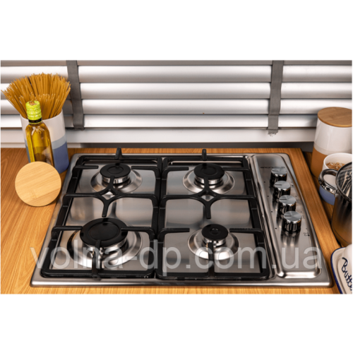 Газова варкова поверхня GRUNHELM GPG261X (нержаюча сталь)