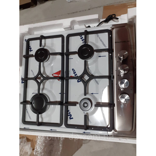 Газова варкова поверхня GRUNHELM GPG261X (нержаюча сталь)