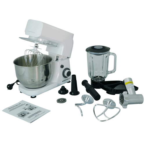 Кухонна машина(комбайн) Grunhelm GKM0020, 1800 Вт, 6 швидкостей