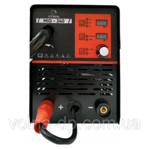 Зварювальний напівавтомат СТАЛЬ MIG-240 (901126) Зварювальний напівавтомат СТАЛЬ MIG-240 (901126)