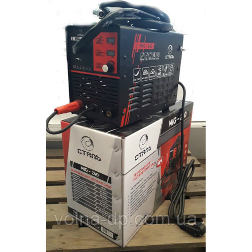 Зварювальний напівавтомат СТАЛЬ MIG-240 (901126) Зварювальний напівавтомат СТАЛЬ MIG-240 (901126)