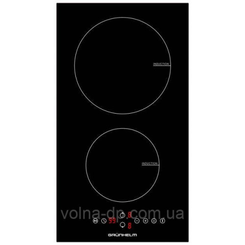 Варильна поверхня індукційна Grunhelm GPI 310 B (дві конфорки) Варильна поверхня індукційна Grunhelm GPI 310 B (дві конфорки)