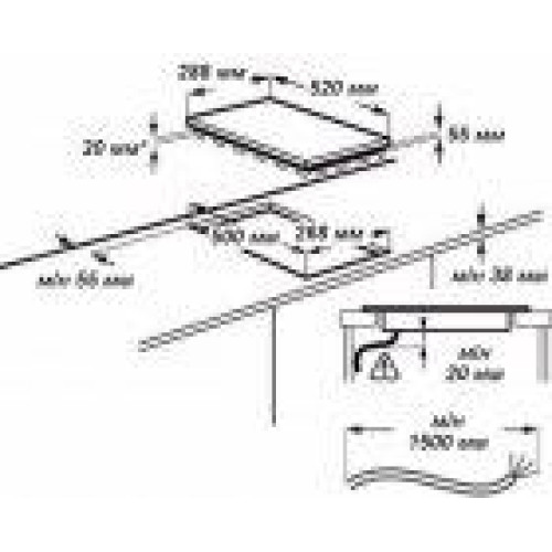 Варильна поверхня індукційна Grunhelm GPI 310 B (дві конфорки) Варильна поверхня індукційна Grunhelm GPI 310 B (дві конфорки)