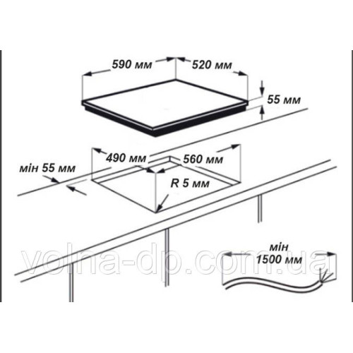 Варочна індукційна поверхня GRUNHELM GPI 610 B (4 конфірки) Варочна індукційна поверхня GRUNHELM GPI 610 B (4 конфірки)