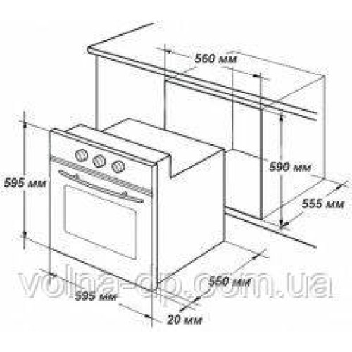 Духова шафа Grunhelm GDX600X нержавіюча сталь Духова шафа Grunhelm GDX600X нержавіюча сталь