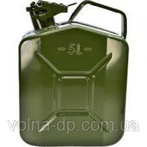 Каністра металева 5 літрів Сталь Каністра металева 5 літрів Сталь