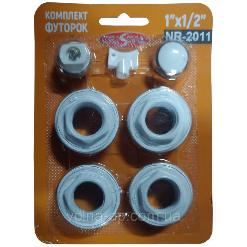 Комплект футорок секційного радіатора CRISTAL NR-2011 1/2" (HT 404) Комплект футорок секційного радіатора CRISTAL NR-2011 1/2" (HT 404)