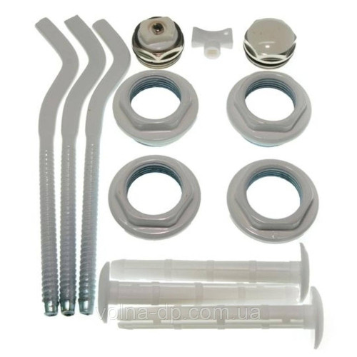 Комплект футорок секційного радіатора CRISTAL NR-2016 3/4" з 3-кронштейнами (HT 416) Комплект футорок секційного радіатора CRISTAL NR-2016 3/4" з 3-кронштейнами (HT 416)