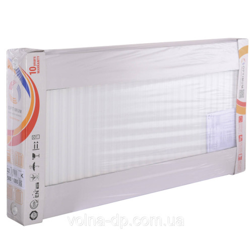 Радіатор сталевий панельний OPTIMUM 22 бок 500х1100 Радіатор сталевий панельний OPTIMUM 22 бок 500х1100