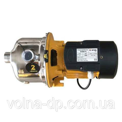 Насос відцентровий Optima JET 80S 0,8кВт нержавійка Насос відцентровий Optima JET 80S 0,8кВт нержавійка