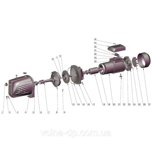 Насос відцентровий Optima JET150 PRIME 1,5кВт