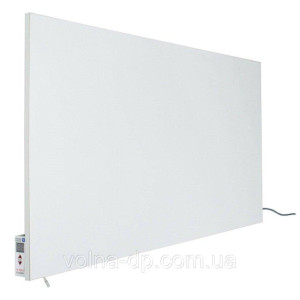 Керамічний обігрівач-панель інфрачервоний з терморегулятором білий 1000 Вт. 20 м.кв.GRUNHELM GCH-1000WM