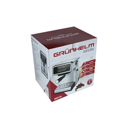 КОФЕВАРКА-кавашина ЕСПРЕСО (ПОЛУАВТОМАТИЧНА) GRUNHELM GEC08