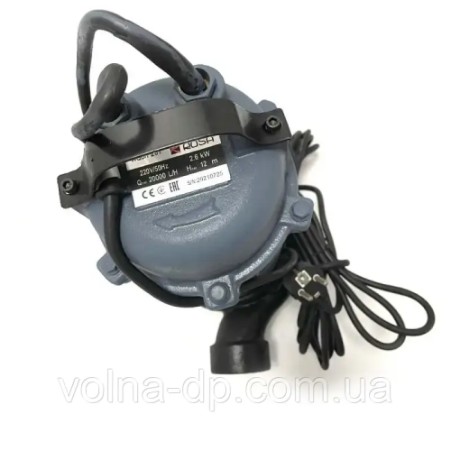 Насос фекальний з ножем Rosa WQD P 201 с поплавком Насос фекальний з ножем Rosa WQD P 201 с поплавком