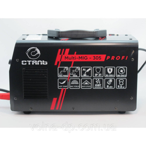 Зварювальний напівавтомат Сталь MULTI-MIG-305 PROFI Зварювальний напівавтомат Сталь MULTI-MIG-305 PROFI