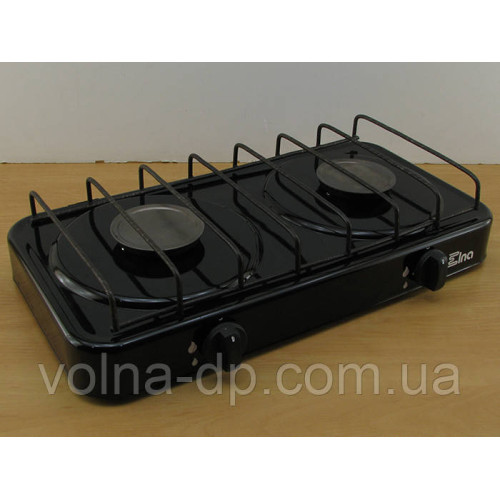 Газова плита Елна ПГ2 без кришки 2 конфорки Газова плита Елна ПГ2 без кришки 2 конфорки