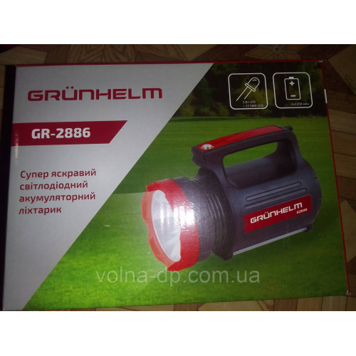 Ліхтар GRUNHELM LED GR-2886 +Power Bank Ліхтар GRUNHELM LED GR-2886 +Power Bank
