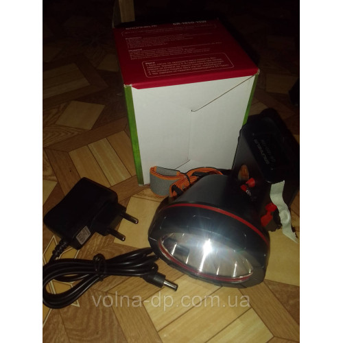 Світлодіодний акумуляторний налобний ліхтарик GRUNHELM GR-1850-15W Світлодіодний акумуляторний налобний ліхтарик GRUNHELM GR-1850-15W