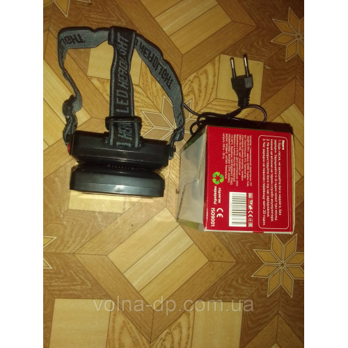 Ліхтарик налобний акумуляторний GRUNHELM GR-1837 Ліхтарик налобний акумуляторний GRUNHELM GR-1837