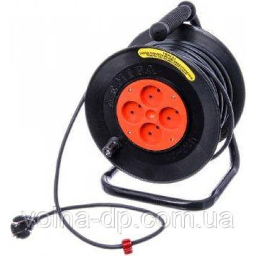 Подовжувач на котушці Леміра У16-01, (ПВС, 2х2,5, без Т/З, 30 м) переноска Подовжувач на котушці Леміра У16-01, (ПВС, 2х2,5, без Т/З, 30 м) переноска