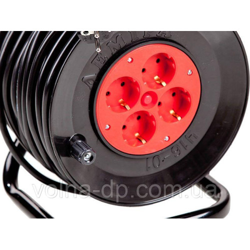 Подовжувач на котушці Леміра У16-01, (ПВС, 2х2,5, без Т/З, 30 м) переноска Подовжувач на котушці Леміра У16-01, (ПВС, 2х2,5, без Т/З, 30 м) переноска